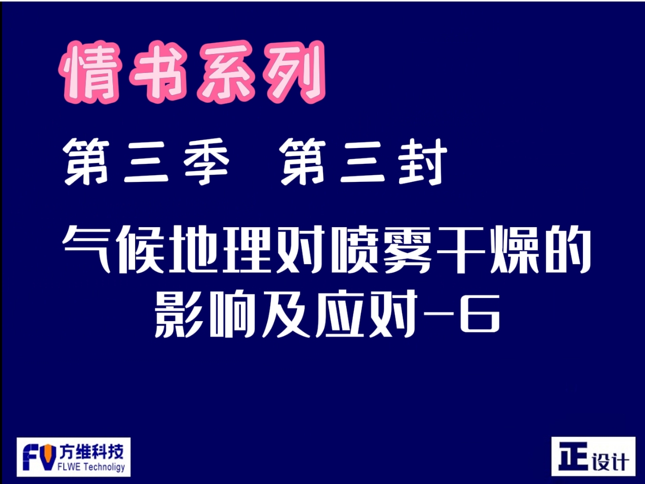 氣候地理對食品噴霧干燥的影響及應對第六集